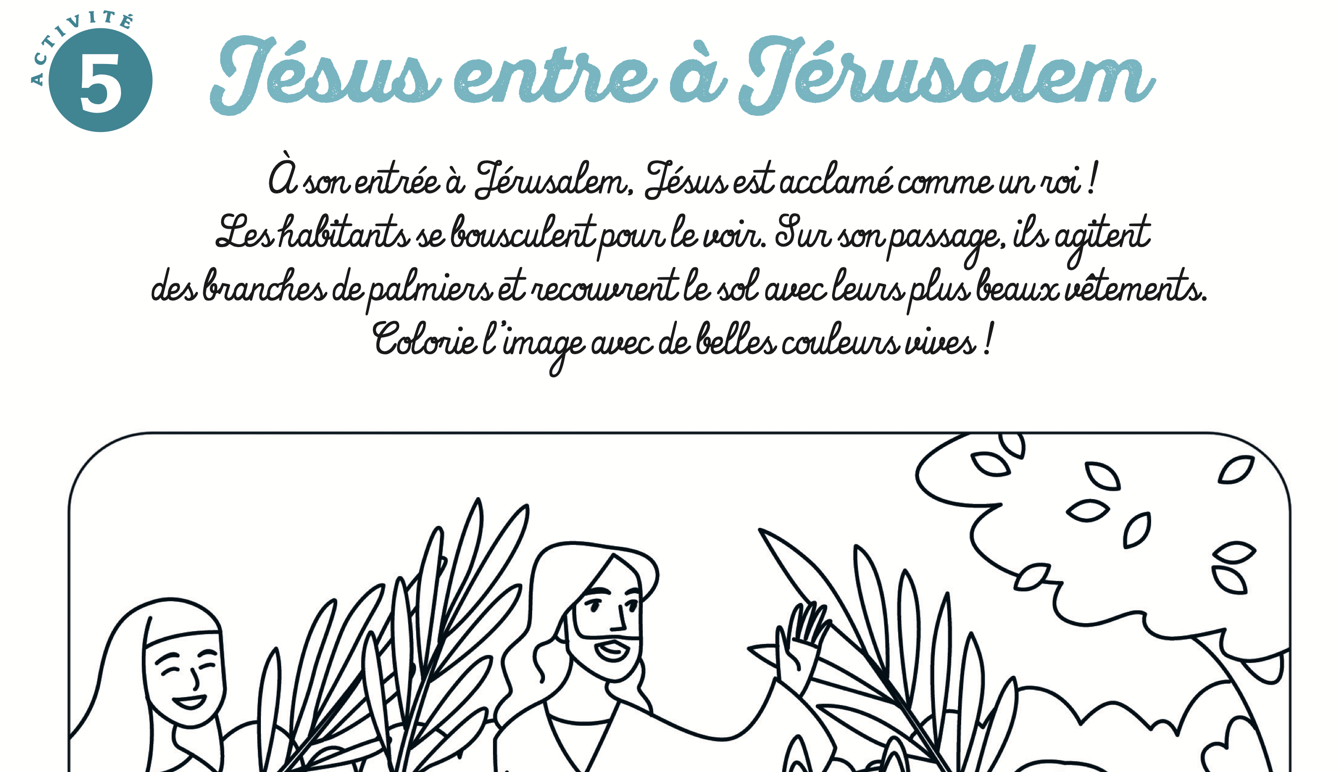 Jésus entre à Jérusalem